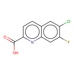 6-chloro-7-fluoro-quinoline-2-carboxylic acid