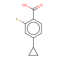 4-cyclopropyl-2-fluorobenzoic acid