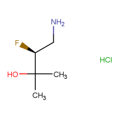 (3S)-4-amino-3-fluoro-2-methylbutan-2-ol hydrochloride