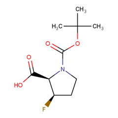 (2R,3R)-1-[(tert-butoxy)carbonyl]-3-fluoropyrrolidine-2-carboxylic acid