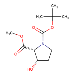 1-tert-butyl 2-methyl (2R,3S)-3-hydroxypyrrolidine-1,2-dicarboxylate