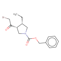 benzyl (3R,4S)-3-(2-bromoacetyl)-4-ethylpyrrolidine-1-carboxylate