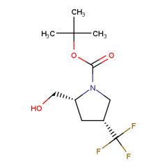 tert-butyl (2R,4R)-2-(hydroxymethyl)-4-(trifluoromethyl)pyrrolidine-1-carboxylate