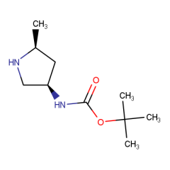 tert-butyl N-[(3R,5S)-5-methylpyrrolidin-3-yl]carbamate