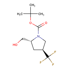 tert-butyl (2R,4S)-2-(hydroxymethyl)-4-(trifluoromethyl)pyrrolidine-1-carboxylate