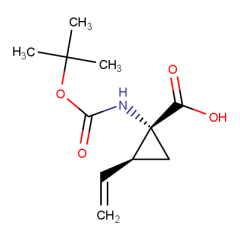 (1R,2S)-1-{[(tert-butoxy)carbonyl]amino}-2-ethenylcyclopropane-1-carboxylic acid