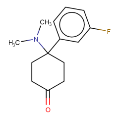 4-(dimethylamino)-4-(3-fluorophenyl)cyclohexan-1-one