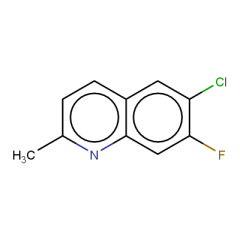 6-chloro-7-fluoro-2-methyl-quinoline