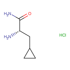 2-amino-3-cyclopropylpropanamide hydrochloride
