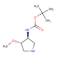 tert-butyl N-[(3S,4S)-4-methoxypyrrolidin-3-yl]carbamate
