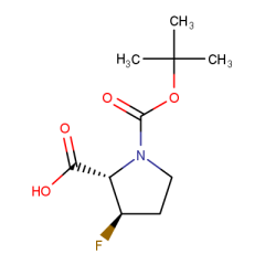 (2S,3R)-1-[(tert-butoxy)carbonyl]-3-fluoropyrrolidine-2-carboxylic acid