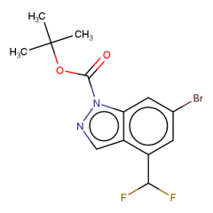 tert-butyl 6-bromo-4-(difluoromethyl)-1H-indazole-1-carboxylate