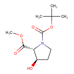 1-tert-butyl 2-methyl (2R,3R)-3-hydroxypyrrolidine-1,2-dicarboxylate