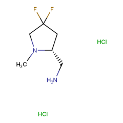 [(2R)-4,4-difluoro-1-methylpyrrolidin-2-yl]methanamine dihydrochloride