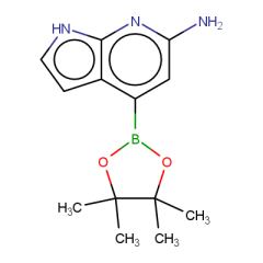 4-(tetramethyl-1,3,2-dioxaborolan-2-yl)-1H-pyrrolo[2,3-b]pyridin-6-amine