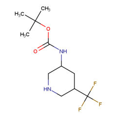 tert-butyl N-[5-(trifluoromethyl)piperidin-3-yl]carbamate