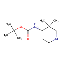 tert-butyl N-[(4S)-3,3-dimethylpiperidin-4-yl]carbamate