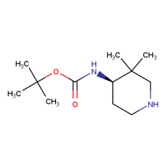 tert-butyl N-[(4R)-3,3-dimethylpiperidin-4-yl]carbamate