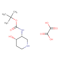 tert-butyl ((3R,4S)-4-hydroxypiperidin-3-yl)carbamate oxalate