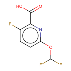 6-(difluoromethoxy)-3-fluoropyridine-2-carboxylic acid